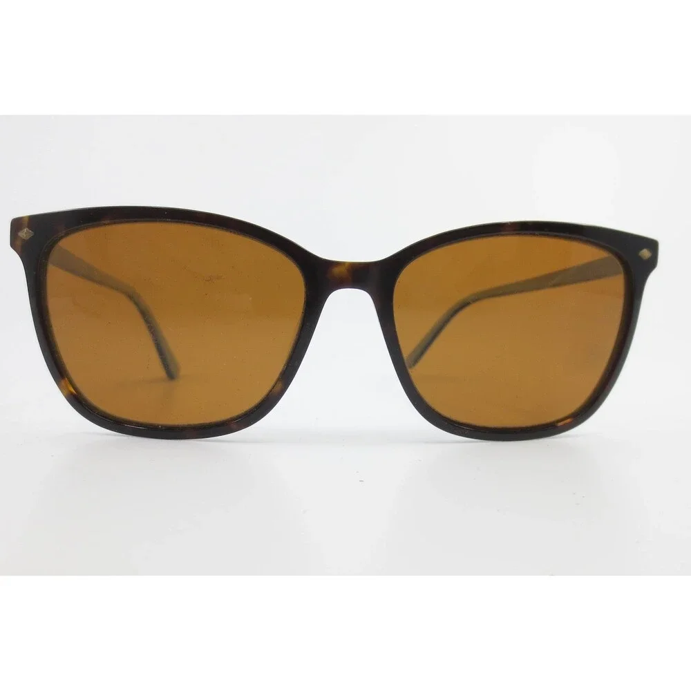 Via Spiga Sunglasses Tortoise Blue Square Eyewear 55-16-135 Zyloware 35468